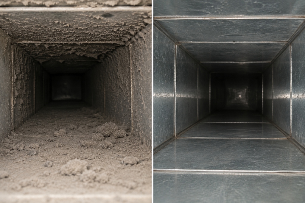 Ductwork Before and After